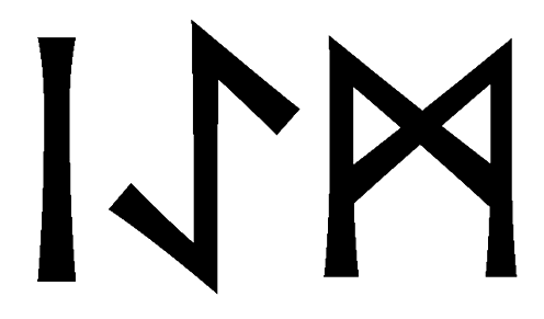 iaem - Напиши имя  IAEM рунами  - ᛁᚨᛖᛗ - Значение и характер имени  IAEM - 