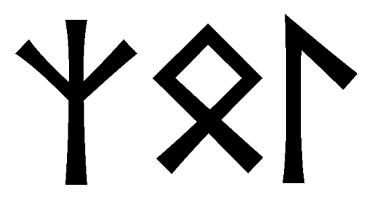 zol - Напиши имя  ZOL рунами  - ᛉᛟᛚ - Значение и характер имени  ZOL - 