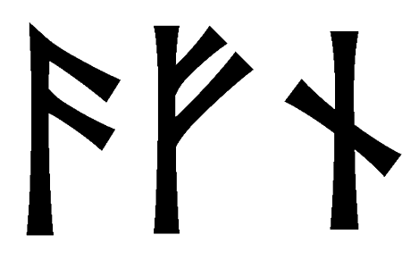 afn - Напиши имя  AFN рунами  - ᚨᚠᚾ - Значение и характер имени  AFN - 