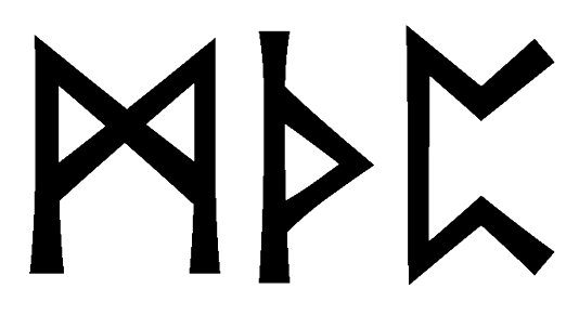 mthp - Напиши имя  MTHP рунами  - ᛗᛏᚺᛈ - Значение и характер имени  MTHP - 