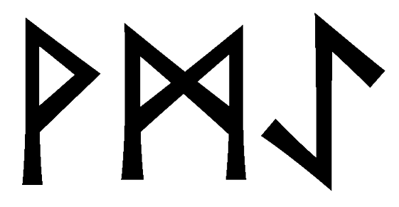 vmae - Напиши имя  VMAE рунами  - ᛗᚨᛖ - Значение и характер имени  VMAE - 