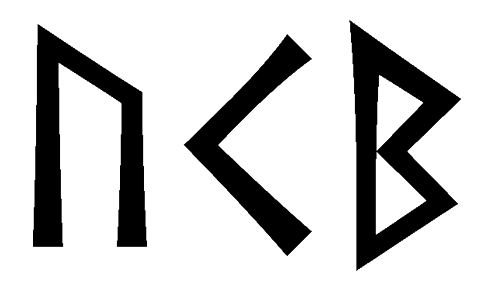 ucb - Напиши имя  UCB рунами  - ᚢᚲᛒ - Значение и характер имени  UCB - 