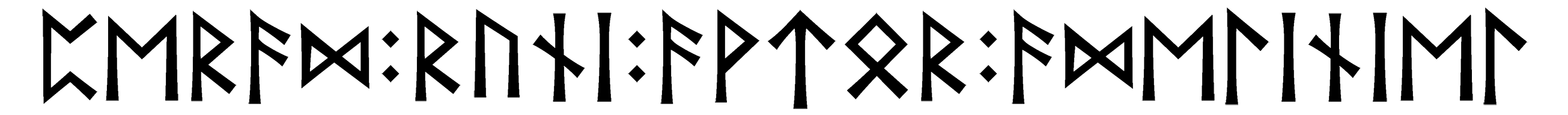 perad+runi+avtor+adeliniel - Напиши имя  PERAD+RUNI+AVTOR+ADELINIEL рунами  - ᛈᛖᚱᛞ:ᚱᚢᚾᛁ:ᚨᚹᛏᚱ:ᚨᛞᛖᛚᛁᚾᛁᛖᛚ - Значение и характер имени  PERAD+RUNI+AVTOR+ADELINIEL - 