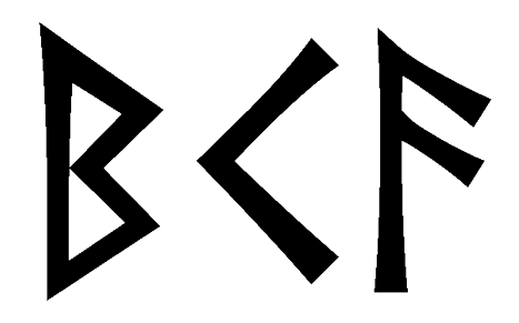 bka - Напиши имя BKA рунами - ᛒᚲᚨ - Значение и характер имени BKA -