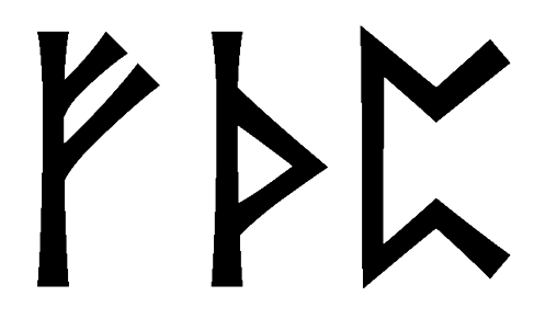 fthp - Напиши имя  FTHP рунами  - ᚠᛏᚺᛈ - Значение и характер имени  FTHP - 