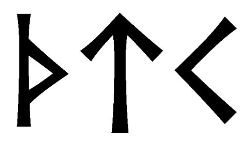 thtk - Напиши имя  THTK рунами  - ᛏᚺᛏᚲ - Значение и характер имени  THTK - 