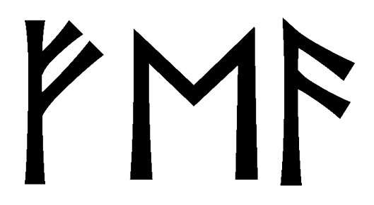 fea - Напиши имя  FEA рунами  - ᚠᛖᚨ - Значение и характер имени  FEA - 