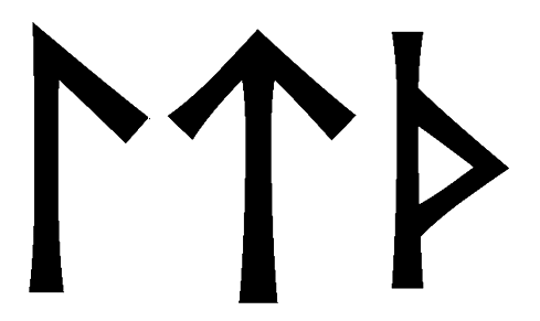 ltth - Напиши имя  LTTH рунами  - ᛚᛏᛏᚺ - Значение и характер имени  LTTH - 