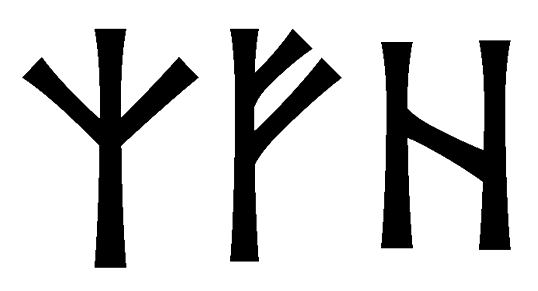 zfh - Напиши имя  ZFH рунами  - ᛉᚠᚺ - Значение и характер имени  ZFH - 