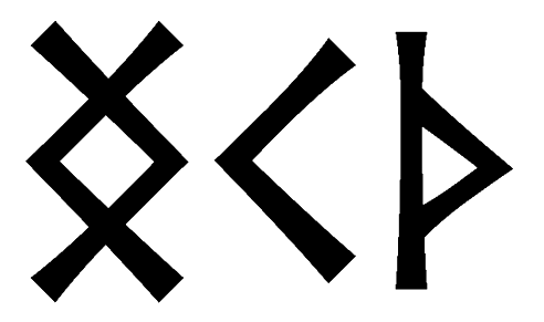ngkth - Напиши имя  NGKTH рунами  - ᚾᚷᚲᛏᚺ - Значение и характер имени  NGKTH - 