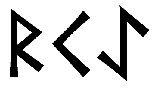rkae - Напиши имя  RKAE рунами  - ᚱᚲᚨᛖ - Значение и характер имени  RKAE - 
