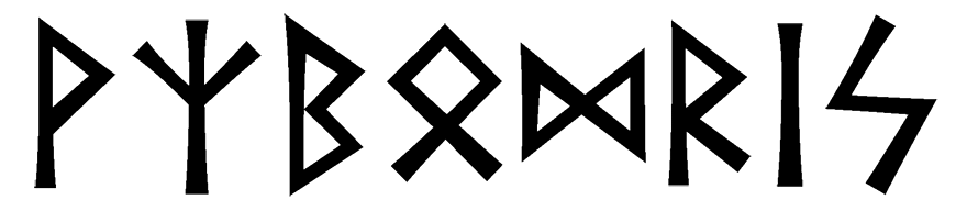 vzbodris - Напиши имя  ВЗБОДРИСЬ рунами  - ᚹᛉᛒᛟᛞᚱᛁᛋ - Значение и характер имени  ВЗБОДРИСЬ - 