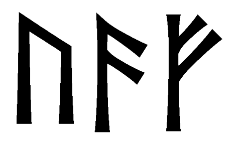 uaf - Напиши имя  UAF рунами  - ᚢᚠ - Значение и характер имени  UAF - 