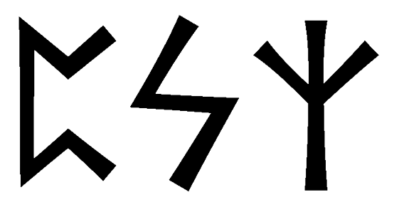 psz - Напиши имя  PSZ рунами  - ᛈᛋᛉ - Значение и характер имени  PSZ - 