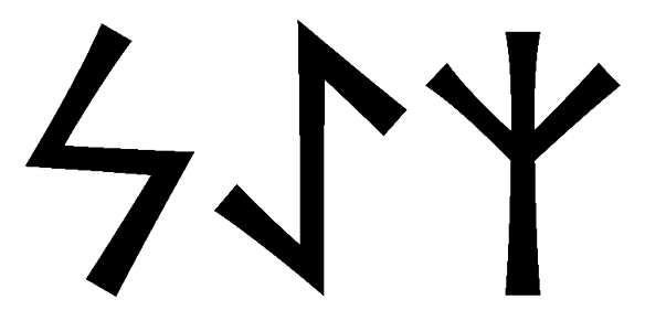 saez - Напиши имя  SAEZ рунами  - ᛋᚨᛖᛉ - Значение и характер имени  SAEZ - 