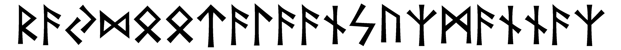 raydo-otala-ansuz-mannaz - Напиши имя  РАЙДО-ОТАЛА-АНСУЗ-МАННАЗ рунами  - ᚱᚨᛃᛞᛟᛟᛏᚨᛚᚨᚨᚾᛋᚢᛉᛗᚨᚾᚾᚨᛉ - Значение и характер имени  РАЙДО-ОТАЛА-АНСУЗ-МАННАЗ - 