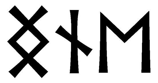 ngne - Напиши имя  NGNE рунами  - ᚾᚷᚾᛖ - Значение и характер имени  NGNE - 
