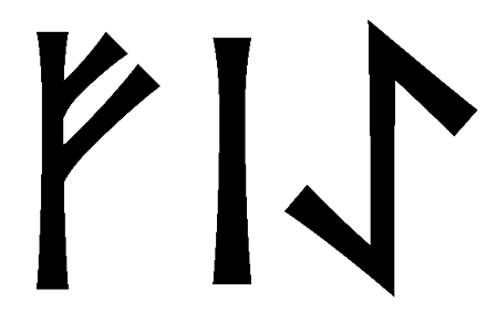 fiae - Напиши имя  FIAE рунами  - ᚠᛁᚨᛖ - Значение и характер имени  FIAE - 