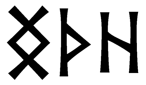 ngthh - Напиши имя  NGTHH рунами  - ᚾᚷᛏᚺᚺ - Значение и характер имени  NGTHH - 