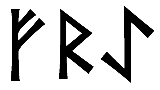 frae - Напиши имя  FRAE рунами  - ᚠᚱᚨᛖ - Значение и характер имени  FRAE - 