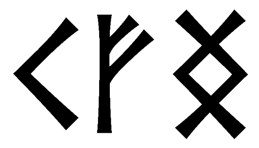 kfng - Напиши имя  KFNG рунами  - ᚲᚠᚾᚷ - Значение и характер имени  KFNG - 