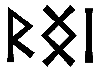 rngi - Напиши имя  RNGI рунами  - ᚱᚾᚷᛁ - Значение и характер имени  RNGI - 