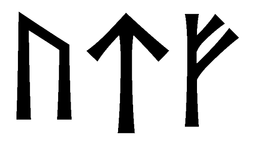 utf - Напиши имя  UTF рунами  - ᚢᛏᚠ - Значение и характер имени  UTF - 