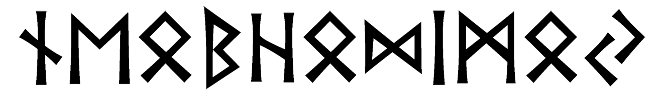 neobhodimoy - Напиши имя  НЕОБХОДИМОЙ рунами  - ᚾᛖᛟᛒᚺᛟᛞᛁᛗᛟᛃ - Значение и характер имени  НЕОБХОДИМОЙ - 