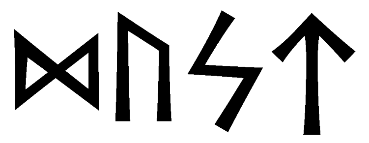 dust - Напиши имя DUST рунами - ᛞᚢᛋᛏ - Значение и характер имени DUST -