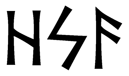 hsa - Напиши имя HSA рунами - ᚺᛋᚨ - Значение и характер имени HSA -