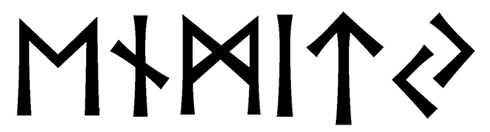 enmity - Напиши имя  ENMITY рунами  - ᛖᚾᛗᛁᛏᛃ - Значение и характер имени  ENMITY - 