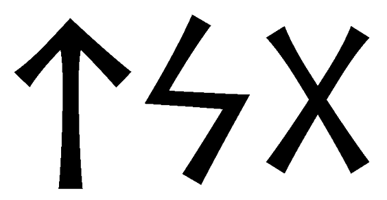 tsg - Напиши имя  TSG рунами  - ᛏᛋᚷ - Значение и характер имени  TSG - 