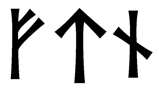 ftn - Напиши имя  FTN рунами  - ᚠᛏᚾ - Значение и характер имени  FTN - 