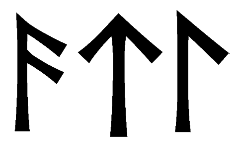 atl - Напиши имя  ATL рунами  - ᚨᛏᛚ - Значение и характер имени  ATL - 