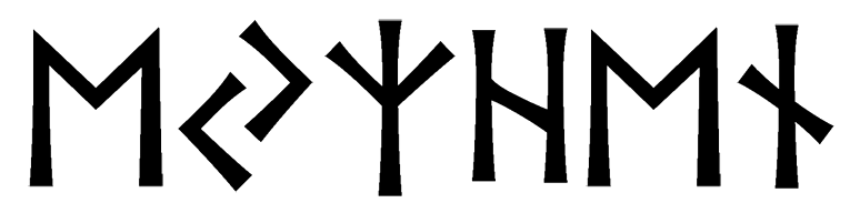 eyzhen - Напиши имя  ЭЙЖЕН рунами  - ᛖᛃᛉᚺᛖᚾ - Значение и характер имени  ЭЙЖЕН - 