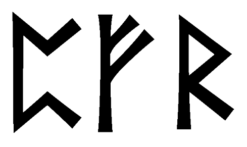 pfr - Напиши имя PFR рунами - ᛈᚠᚱ - Значение и характер имени PFR -