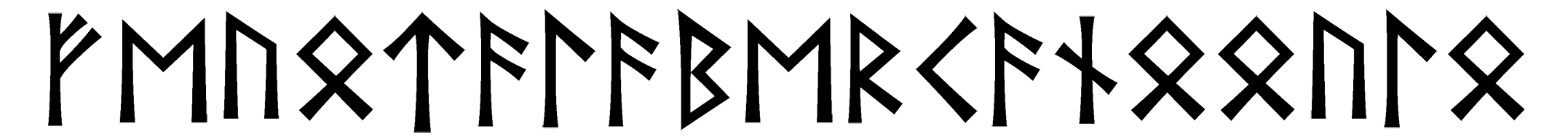 feuotalabercanooulo - Напиши имя  FEUOTALABERCANOOULO рунами  - ᚠᛖᚢᛏᚨᛚᚨᛒᛖᚱᚨᚾᚢᛚ - Значение и характер имени  FEUOTALABERCANOOULO - 