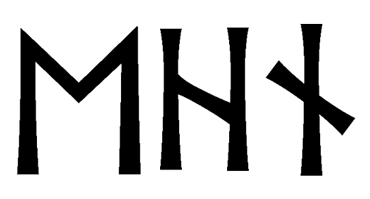 ehn - Напиши имя EHN рунами - ᛖᚺᚾ - Значение и характер имени EHN -