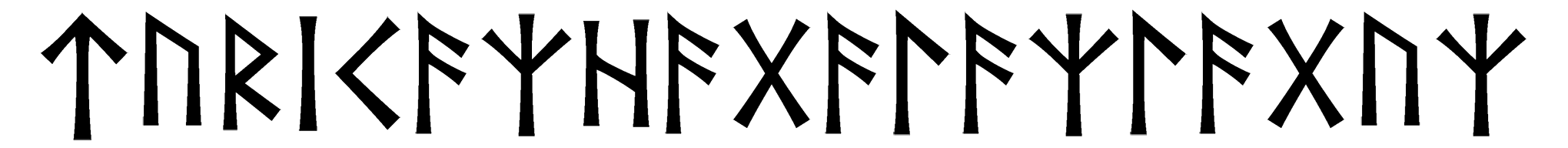 turicaz-hagalaz-laguz - Напиши имя  ТУРИCАЗ-ХАГАЛАЗ-ЛАГУЗ рунами  - ᛏᚢᚱᛁᚲᚨᛉᚺᚨᚷᚨᛚᚨᛉᛚᚨᚷᚢᛉ - Значение и характер имени  ТУРИCАЗ-ХАГАЛАЗ-ЛАГУЗ - 