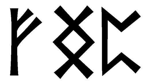 fngp - Напиши имя  FNGP рунами  - ᚠᚾᚷᛈ - Значение и характер имени  FNGP - 