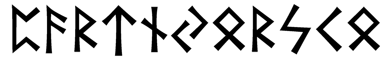 partnyorsco - Напиши имя  PARTNYORSCO рунами  - ᛈᚨᚱᛏᚾᚱᛋᛟ - Значение и характер имени  PARTNYORSCO - 