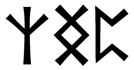 zngp - Напиши имя  ZNGP рунами  - ᛉᚾᚷᛈ - Значение и характер имени  ZNGP -