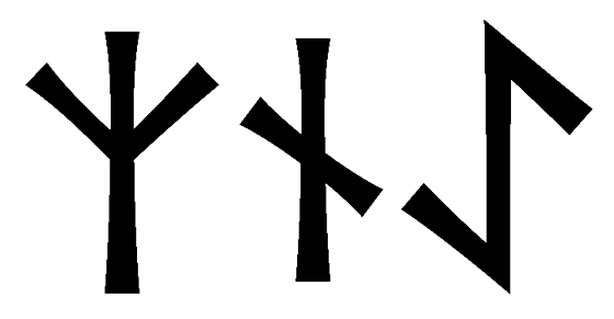 znae - Напиши имя  ZNAE рунами  - ᛉᚾᚨᛖ - Значение и характер имени  ZNAE - 