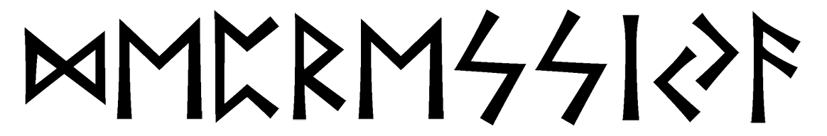 depressija - Напиши имя  DEPRESSIJA рунами  - ᛞᛖᛈᚱᛖᛋᛋᛁᛃᚨ - Значение и характер имени  DEPRESSIJA - 
