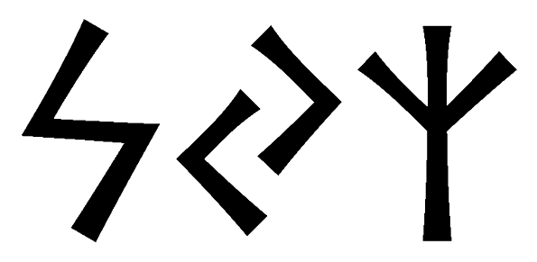 syz - Напиши имя  SYZ рунами  - ᛋᛃᛉ - Значение и характер имени  SYZ - 