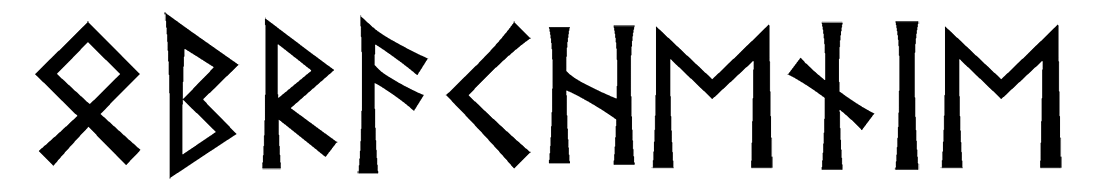 obrachenie - Напиши имя  OBRACHENIE рунами  - ᛒᚱᚨᛖᚾᛁᛖ - Значение и характер имени  OBRACHENIE - 