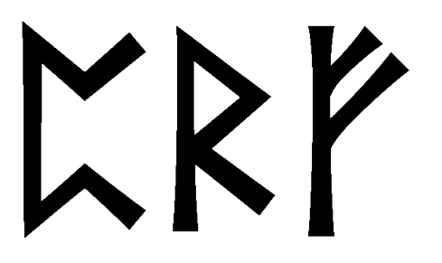 prf - Напиши имя PRF рунами - ᛈᚱᚠ - Значение и характер имени PRF -