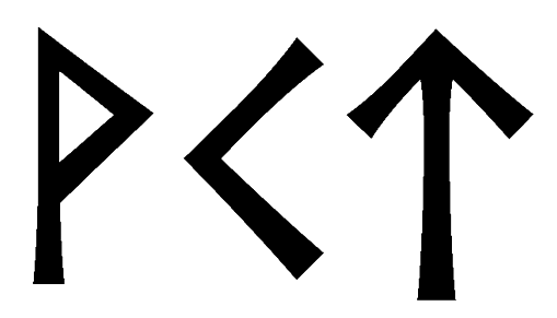 vkt - Напиши имя  VKT рунами  - ᚲᛏ - Значение и характер имени  VKT - 