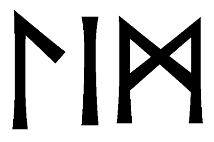 lim - Напиши имя  LIM рунами  - ᛚᛁᛗ - Значение и характер имени  LIM - 