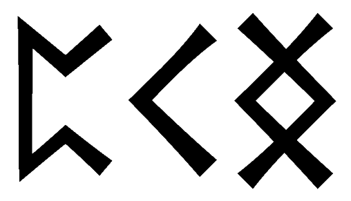 pkng - Напиши имя  PKNG рунами  - ᛈᚲᚾᚷ - Значение и характер имени  PKNG - 